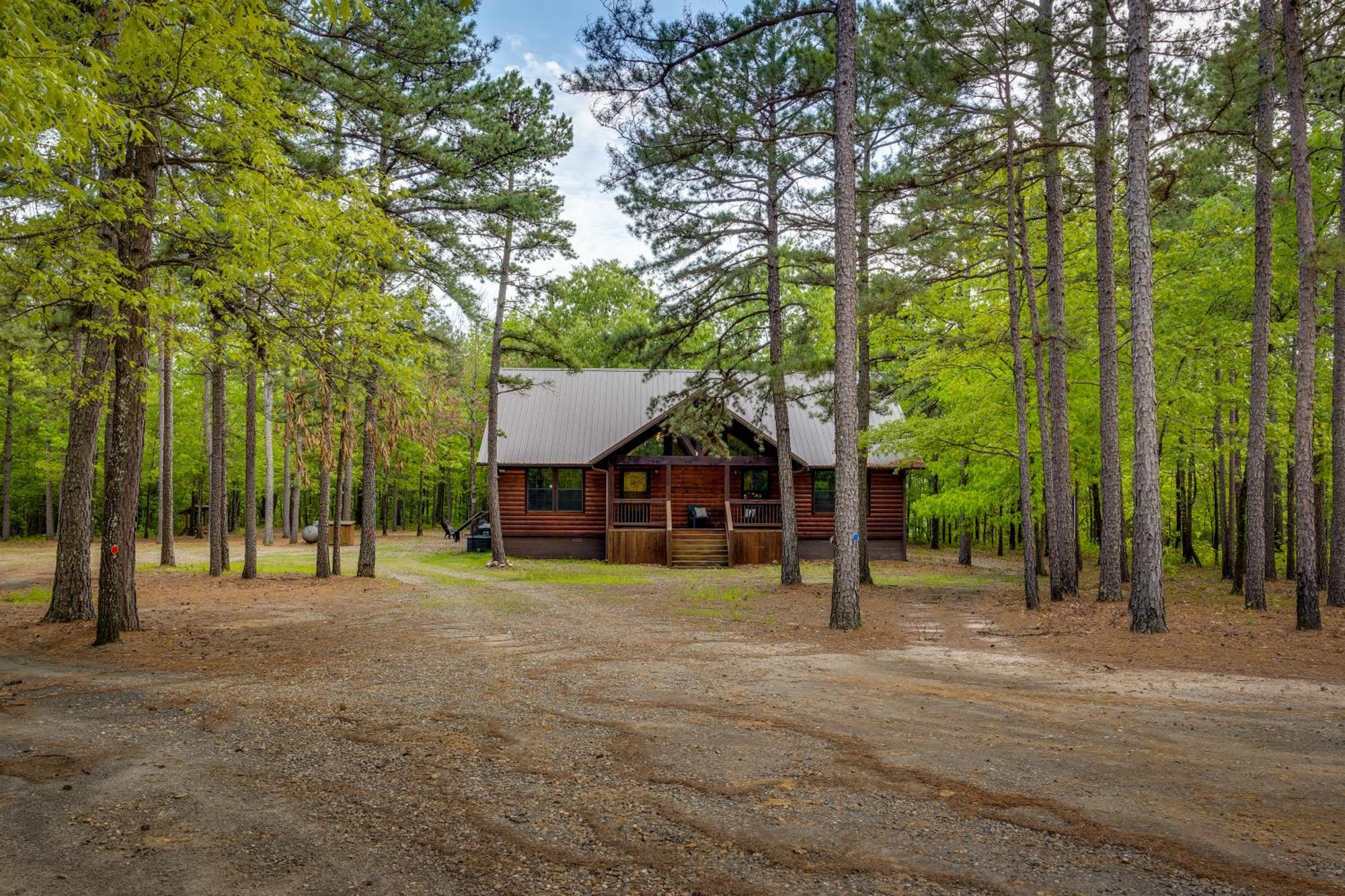Cross Timbers Cabin On The Grove'S 25-Acres ブロークン・ボウ エクステリア 写真