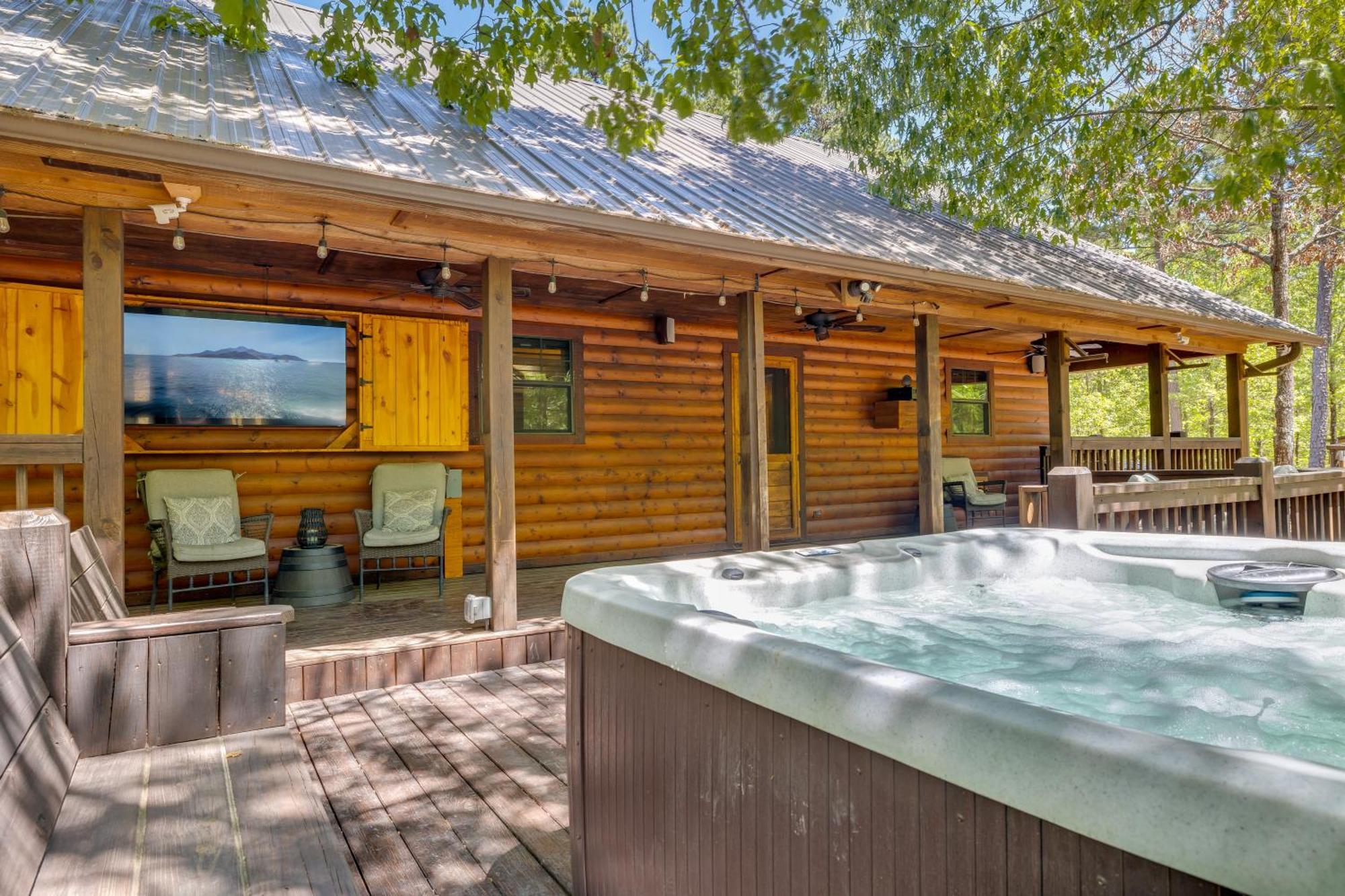 Cross Timbers Cabin On The Grove'S 25-Acres ブロークン・ボウ エクステリア 写真
