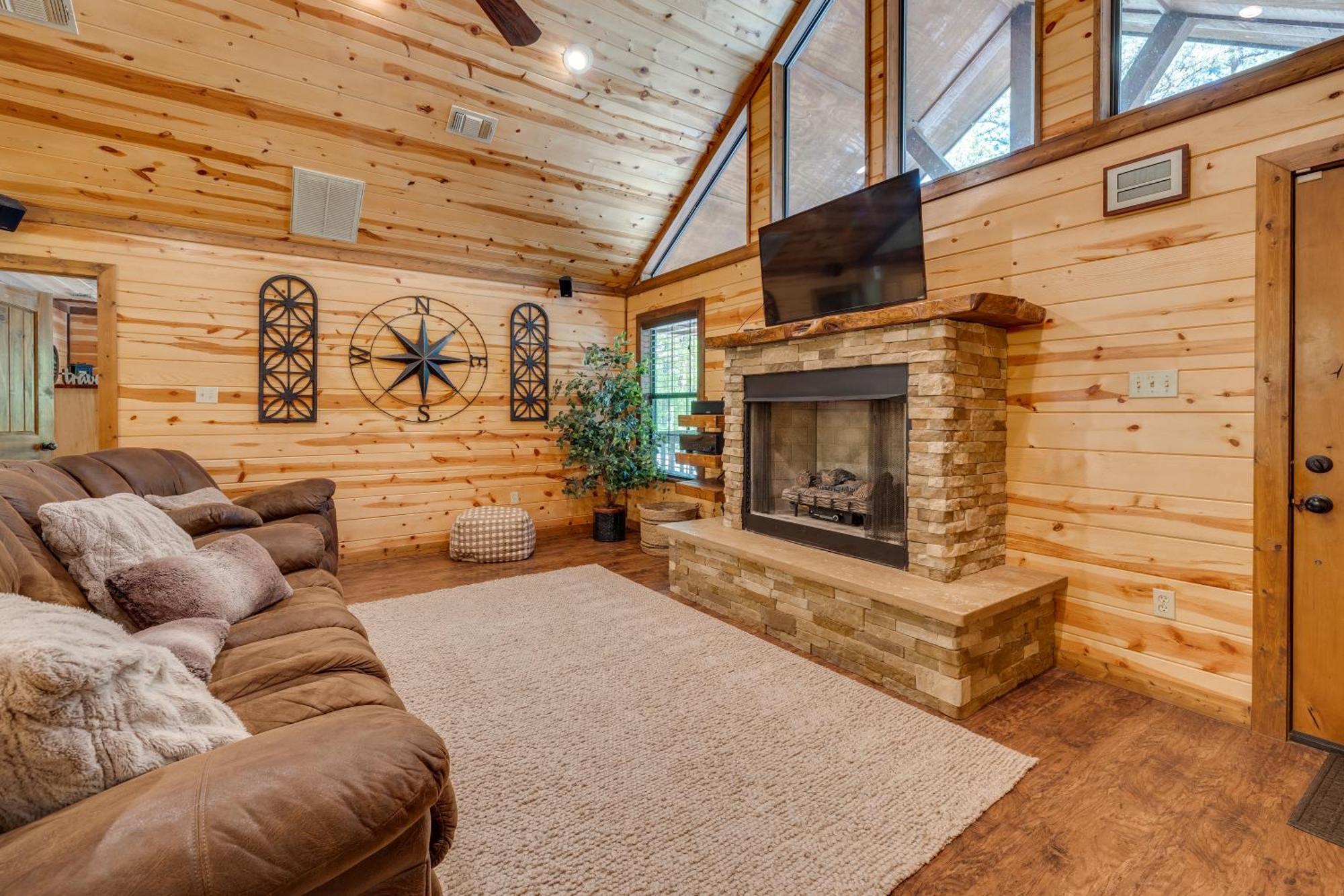 Cross Timbers Cabin On The Grove'S 25-Acres ブロークン・ボウ エクステリア 写真