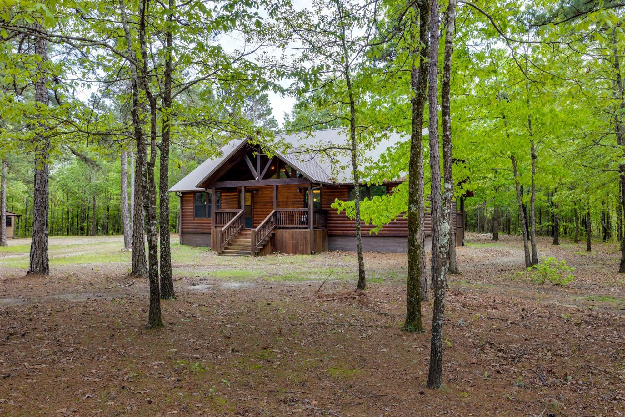 Cross Timbers Cabin On The Grove'S 25-Acres ブロークン・ボウ エクステリア 写真